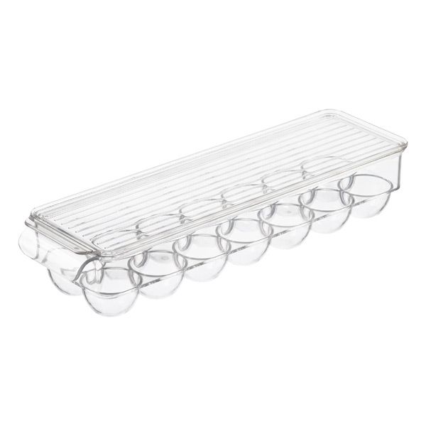 IDESIGN Fridge Bins Egg Holder Clear | The Container Store