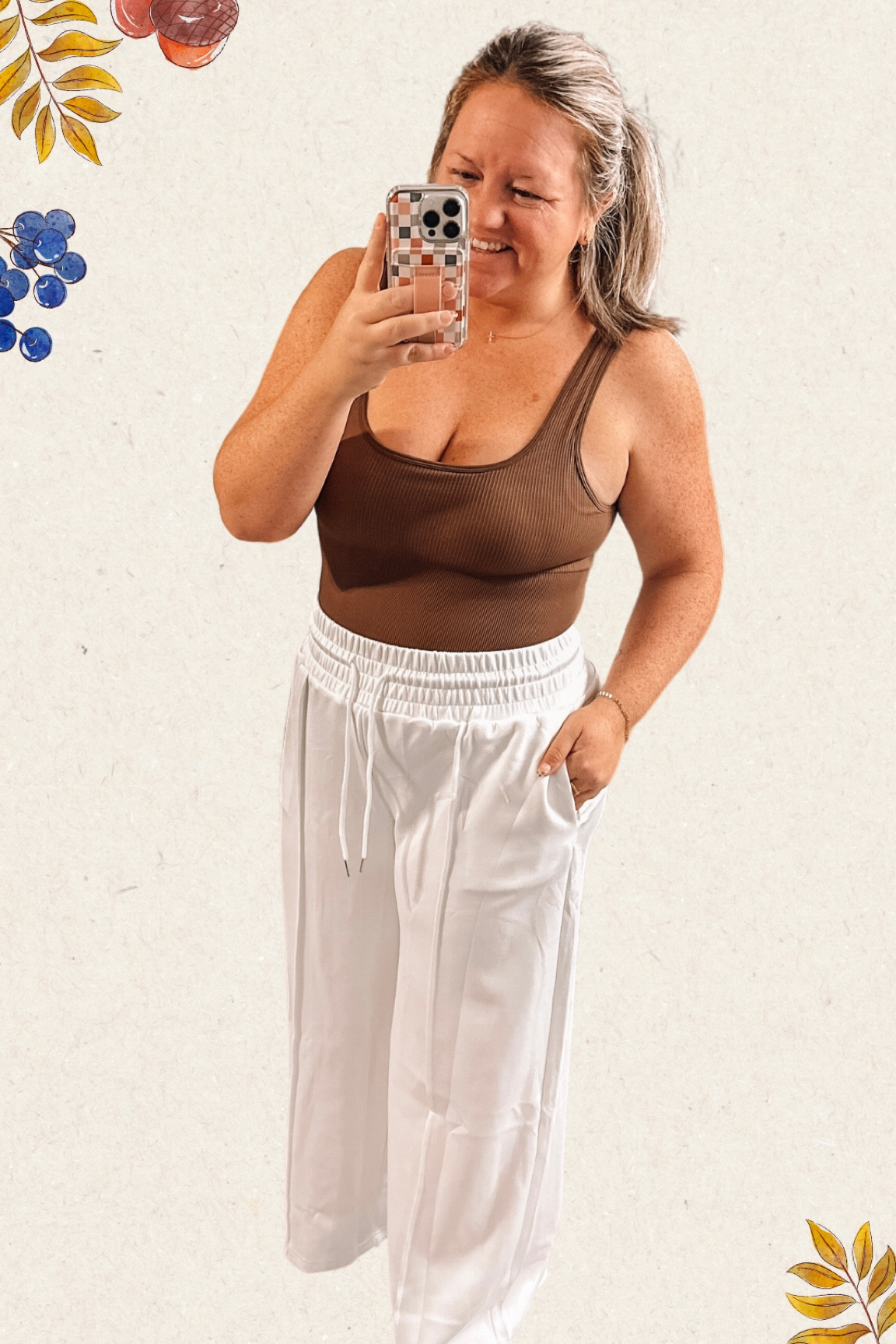 Amazon find fashion look bodysuit wide leg pant white pants Jaclyn Roxanne story j jewelry IG influenced instagram wallicase 

#LTKCon #LTKxPrime #LTKmidsize