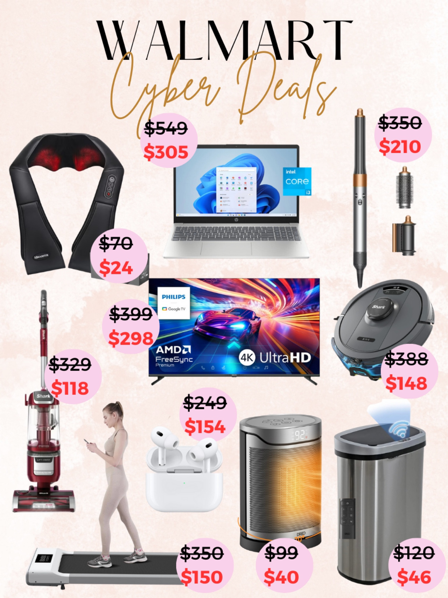 Walmart Cyber Monday Deals✨
So many good deals and perfect gifts for everyone on your list!! Definitely don’t miss these deals🙌🏻


Black Friday sales, Walmart sales, Walmart finds, Walmart home finds, gifts for her, gifts for mom, gifts for in-laws, gifts for him, gifts for dad, ice maker, coffee maker

#LTKSaleAlert #LTKCyberWeek #LTKFindsUnder100