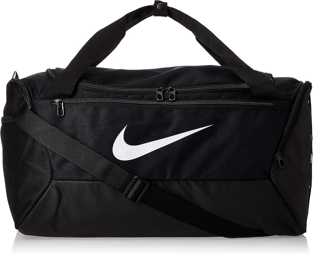 Nike Brasilia Small Duffel-9.0, Black/Black/White, One Size | Amazon (US)