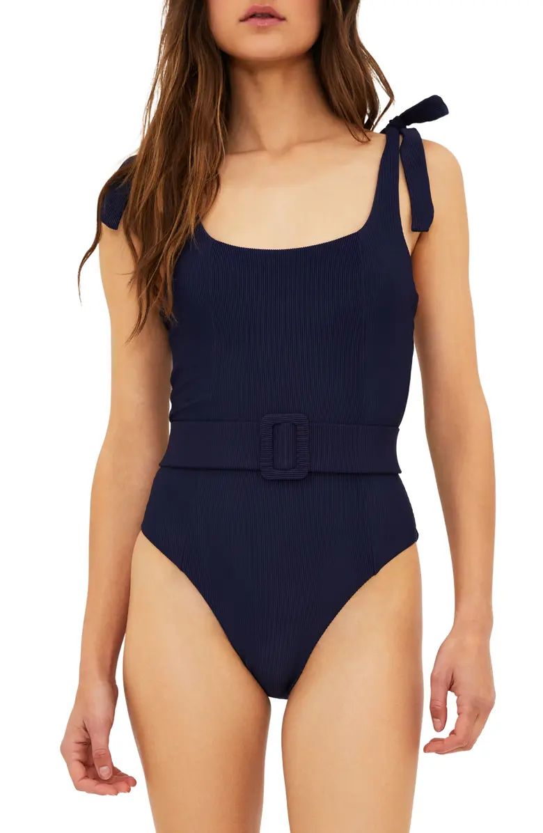 Sydney Belted One-Piece Swimsuit | Nordstrom