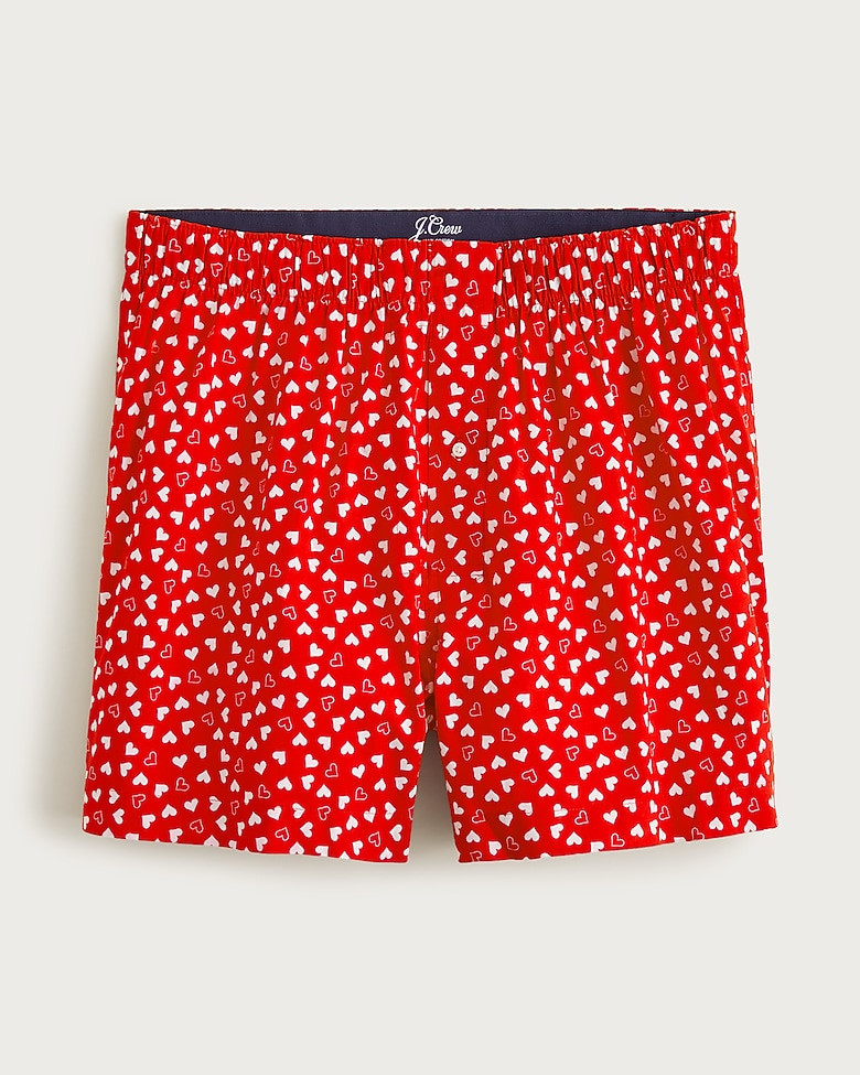 Printed boxers in cotton | J. Crew US