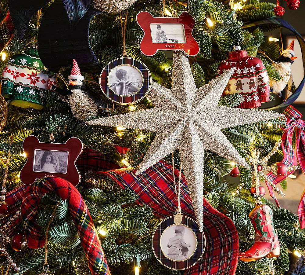 Dated Enamel Frame Ornament 2025 | Pottery Barn (US)