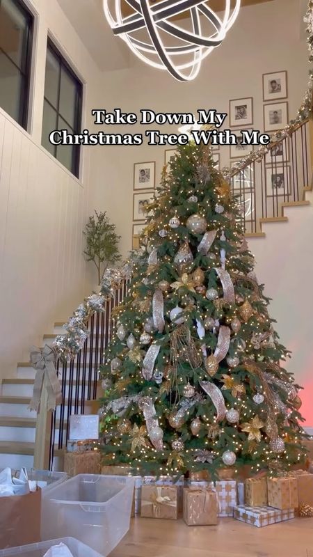 Taking down my Christmas tree! 