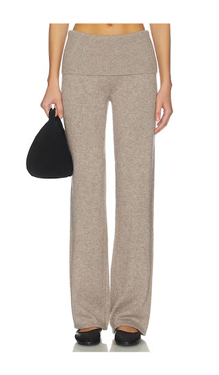Wool Cashmere Pant in Linen | Revolve Clothing (Global)