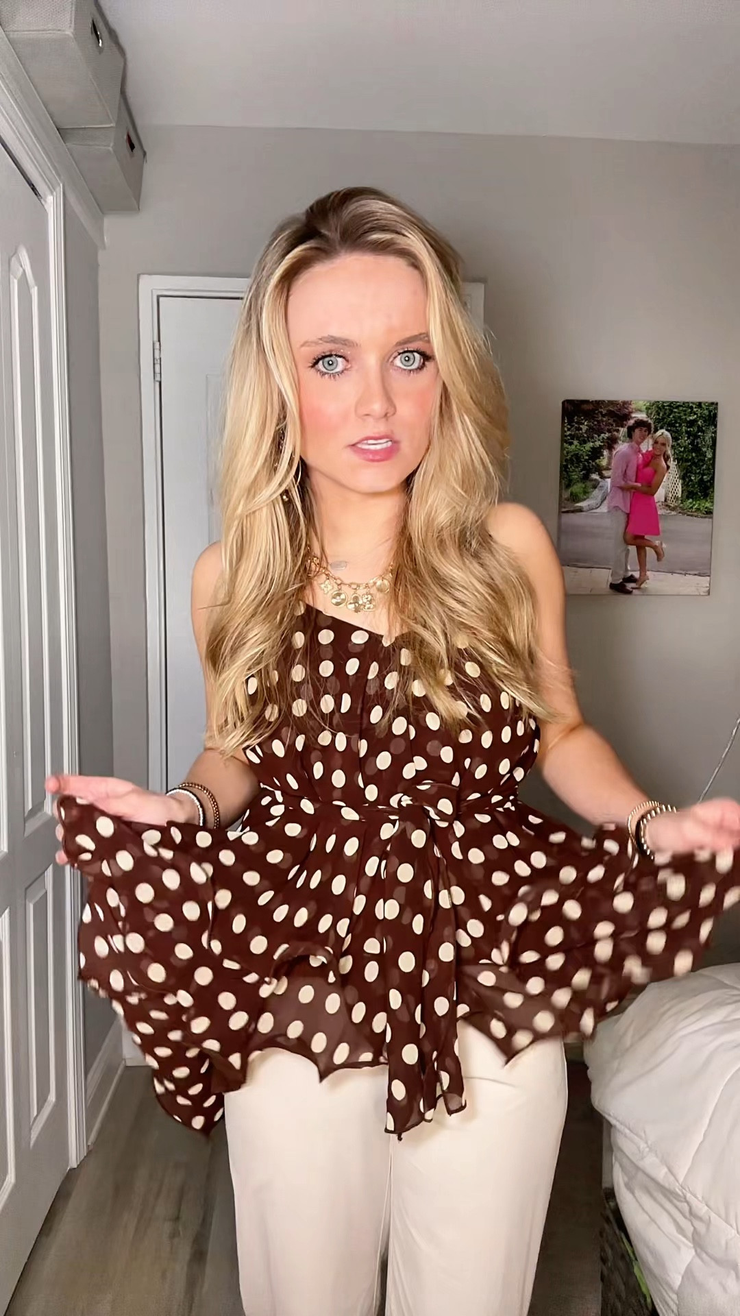 polka dot fit🤭 

#LTKSpringSale #LTKPetite #LTKootd