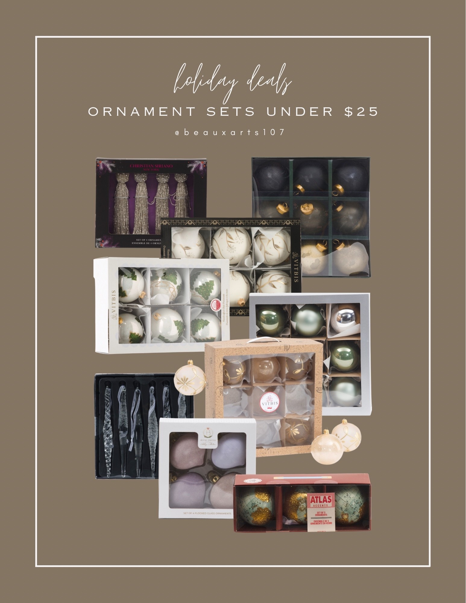 Shop these cute ornament sets for a steal!

#LTKSaleAlert #LTKFindsUnder50 #LTKHoliday