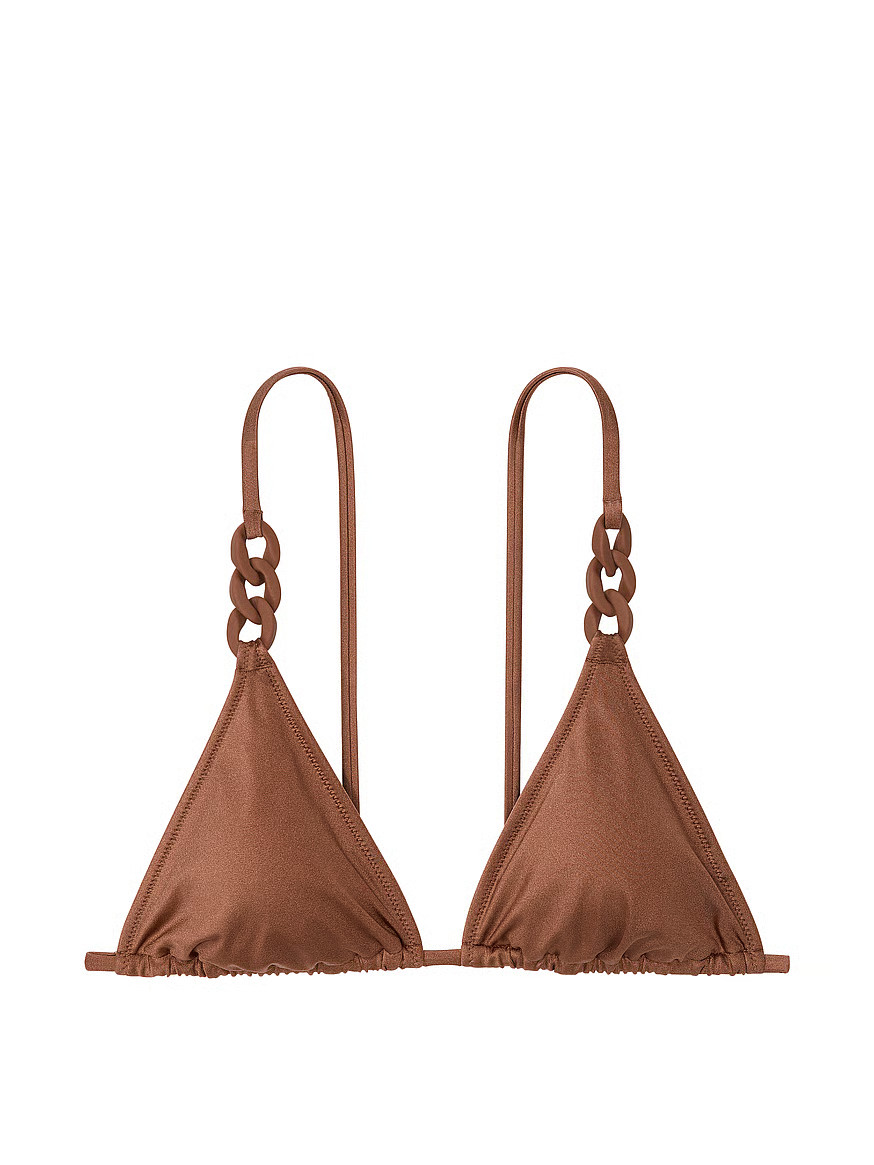 New Style! Chain-Link Triangle Bikini Top | Victoria's Secret (US / CA )