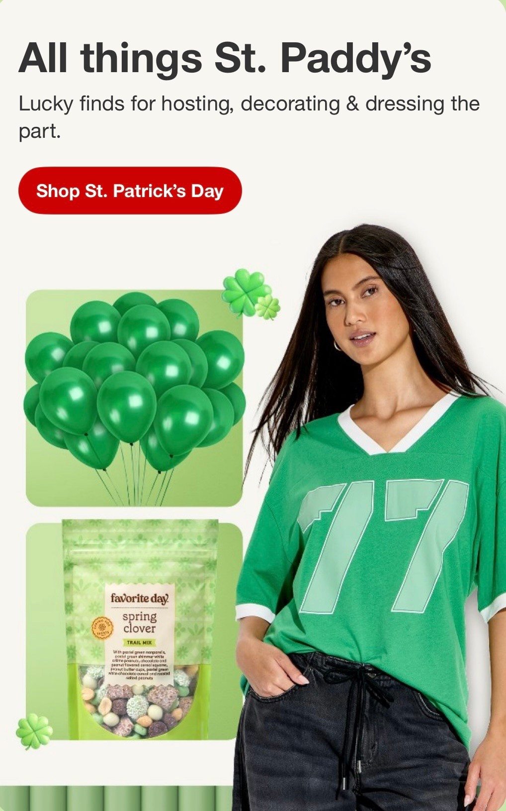 St. Patrick’s day is right around the corner! Get ready by shopping at Target 🍀

#LTKgrwm #LTKSeasonal #LTKSpringSale
