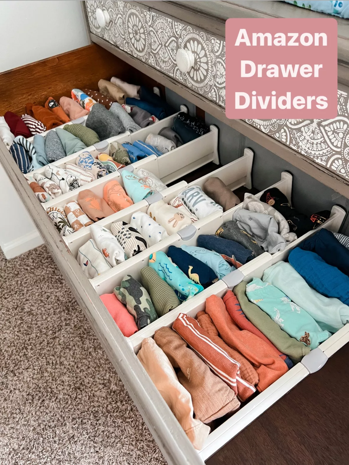 Drawer Storage Organizers, Dresser Drawer Organizers, Nursery Organizers 