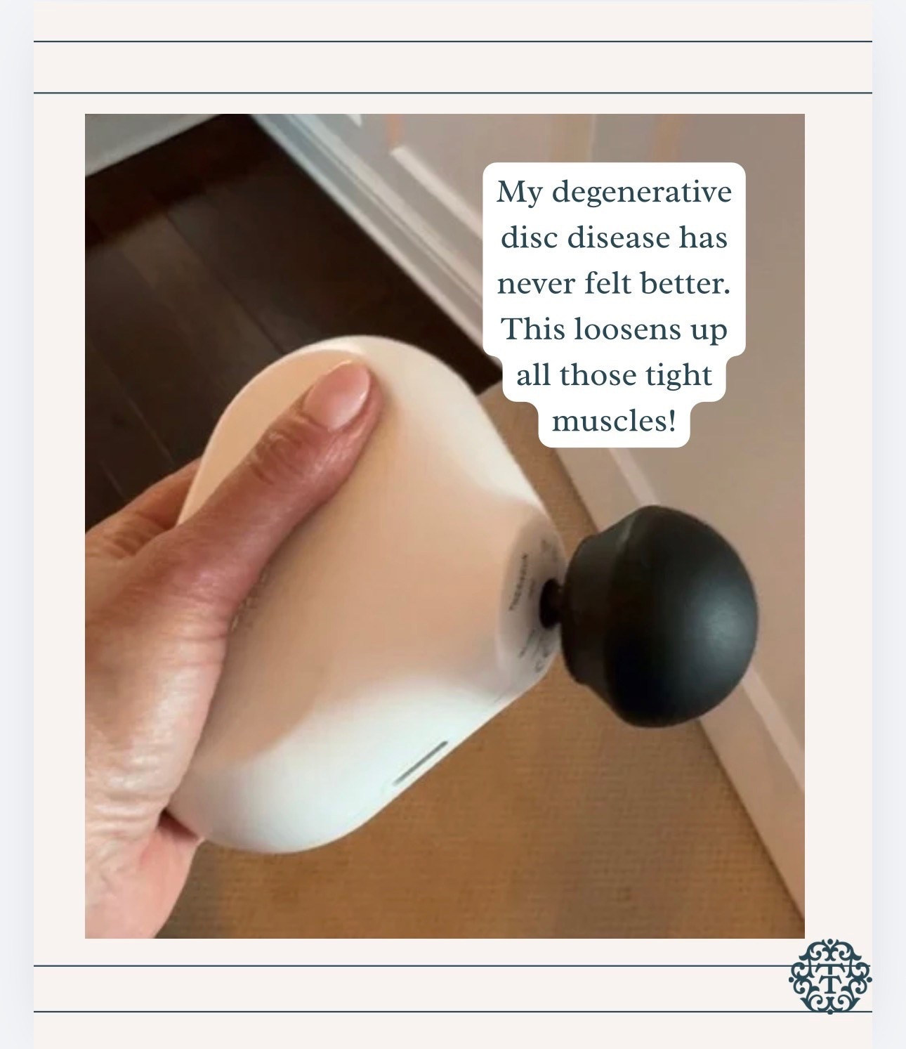 Say goodbye to muscle aches and tightness! This is my go-to solution for managing my degenerative disc disease—it effectively loosens tight muscles and provides much-needed relief. With regular use, I feel rejuvenated and ready to take on the day! s

#LTKMidsize #LTKOver40