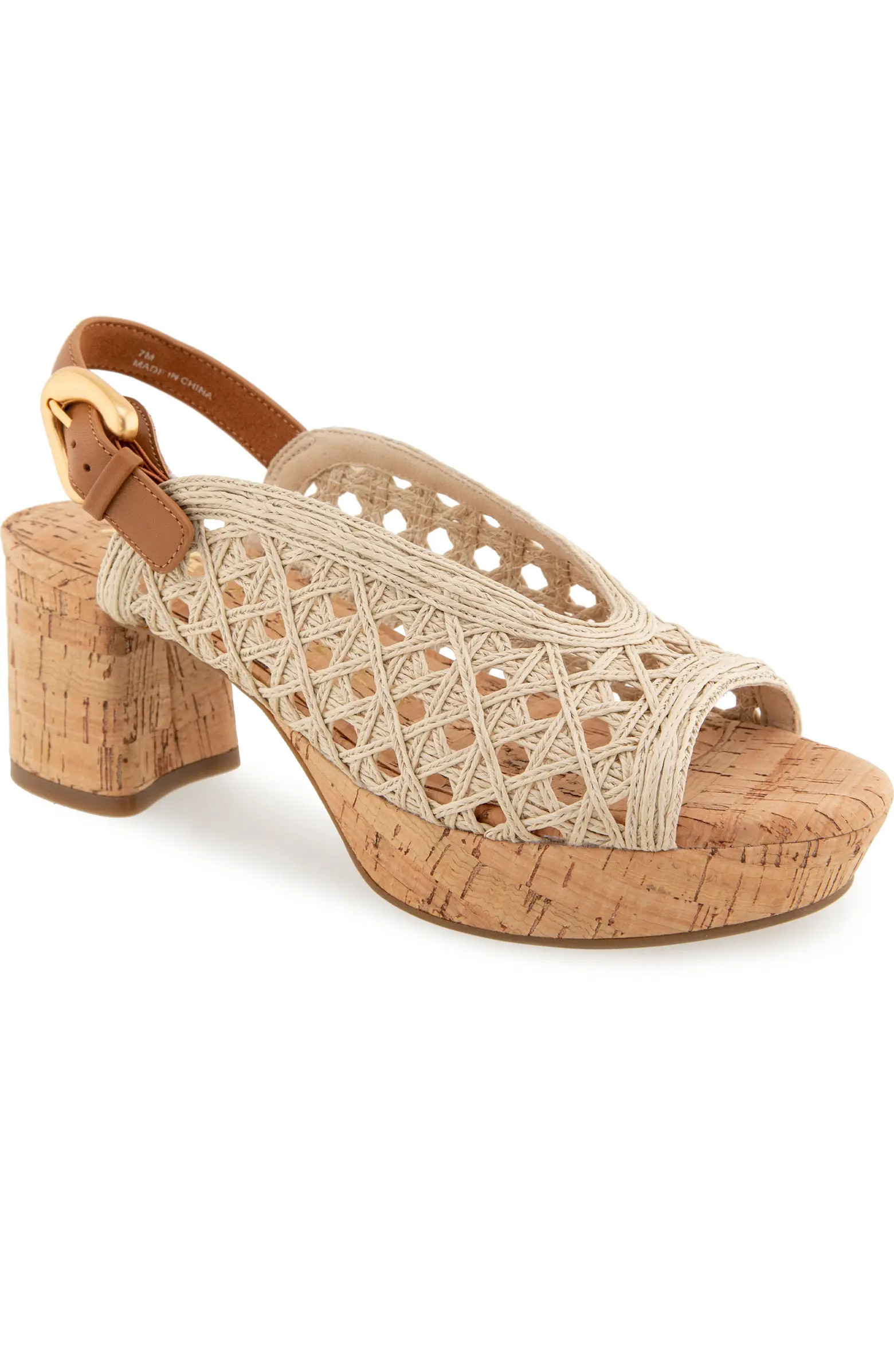 Cornelia Slingback Platform Sandal (Women) | Nordstrom