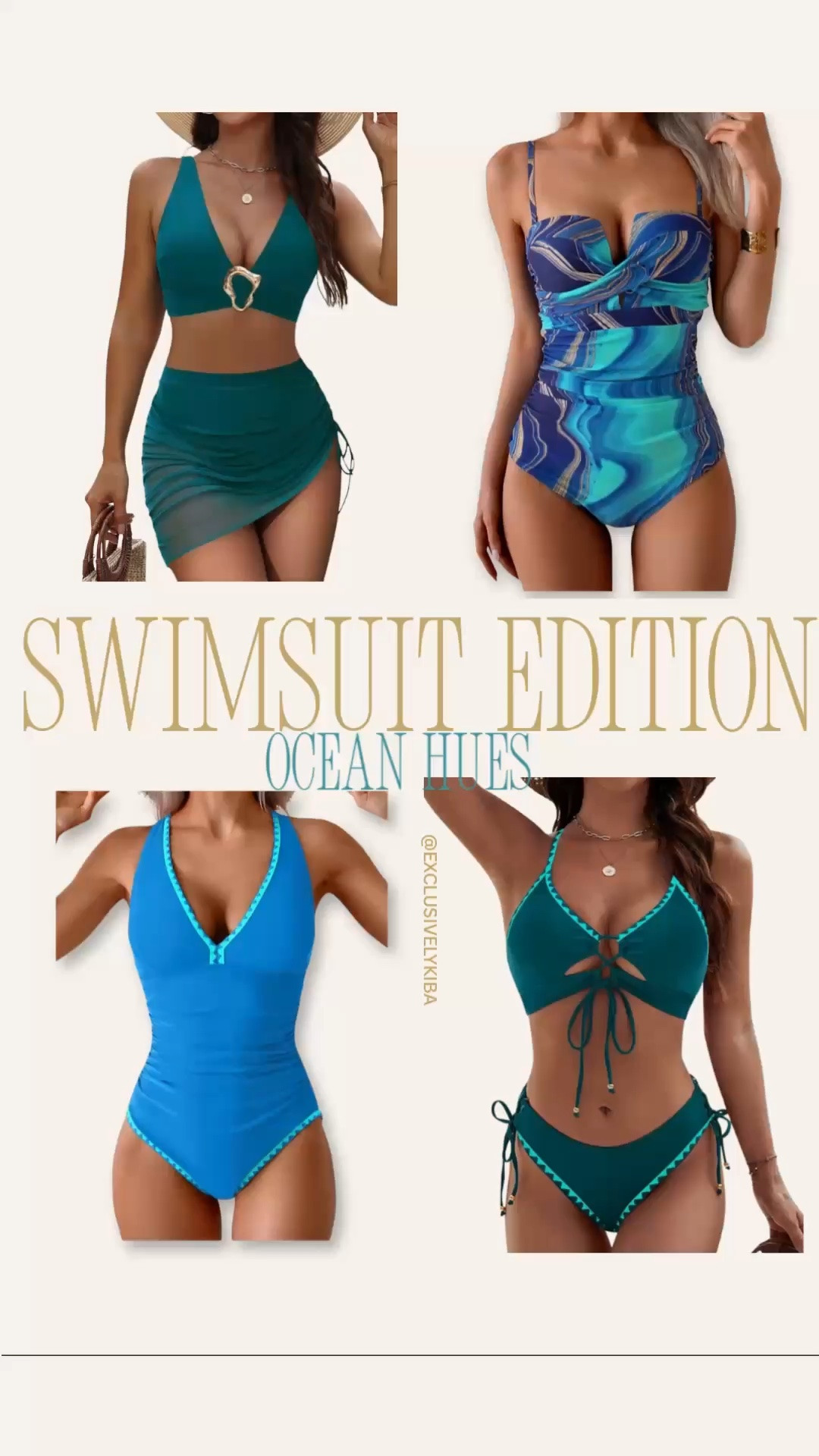 Ocean hues and effortless vibes 🌊💙💚
This swimsuit edit is inspired by cool blues and fresh greens that feel like a getaway in every look. Clean, flattering silhouettes with that calm, confident energy… exactly what we’re bringing to the beach this season.

Soft, luxe, and made to stand out—without doing too much.

Shop the Ocean Hues edit on LTK ✨

#LTKSwim #OceanHues #VacationStyle #BeachVibes #Over40Fashion

#LTKSwim #LTKMothersDay #LTKTravel