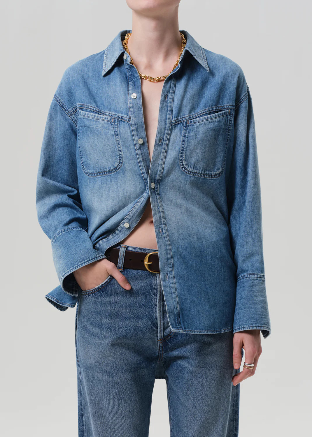 Solene Shirt in Loire | Citizens of Humanity