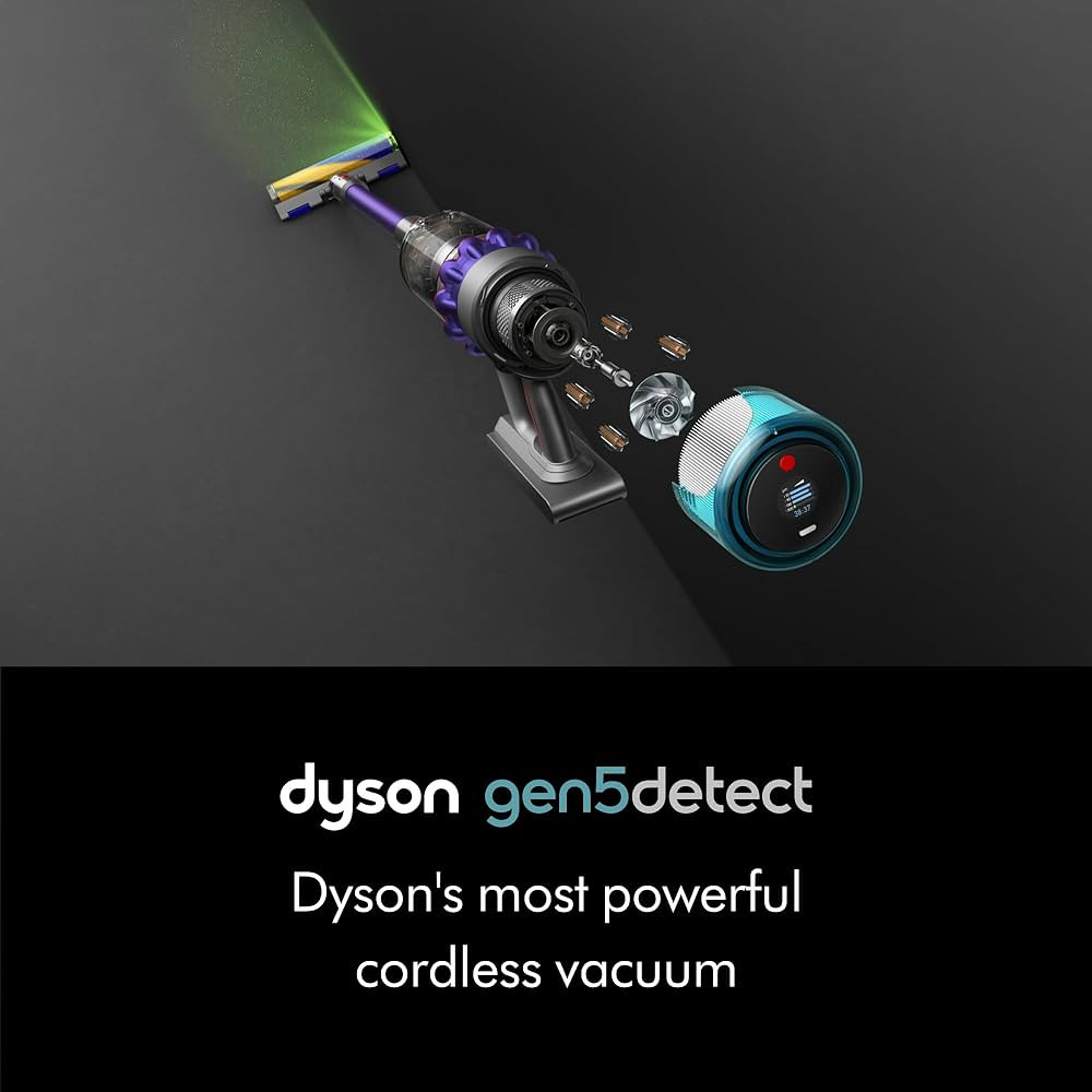 Dyson Gen5detect Cordless Vacuum Cleaner, Purple/Purple, Large | Amazon (US)