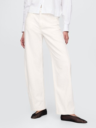 High Rise Barrel Jeans | Gap (US)