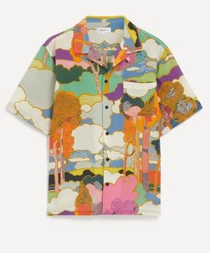 Prospect Road Kingly Silk Crepe de Chine Shirt | Liberty London (UK)