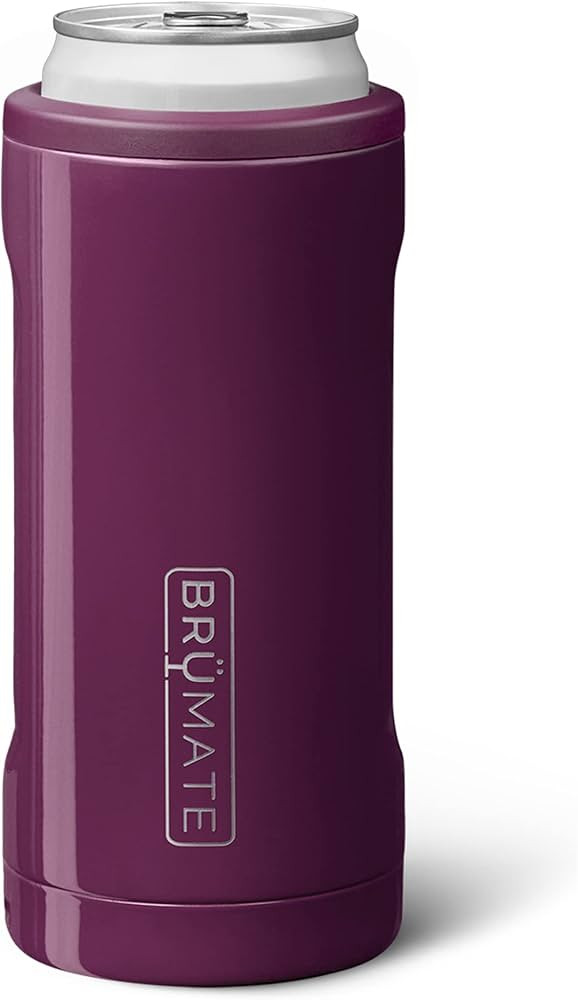 BrüMate Hopsulator Slim Can Cooler Insulated for 12oz Slim Cans | Skinny Can Coozie Insulated St... | Amazon (US)