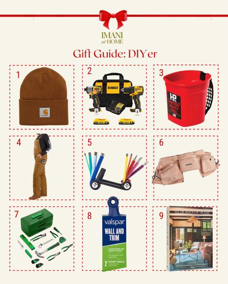 Gift Guide for the DIYer in your life! 

#LTKSeasonal #LTKGiftGuide #LTKhome