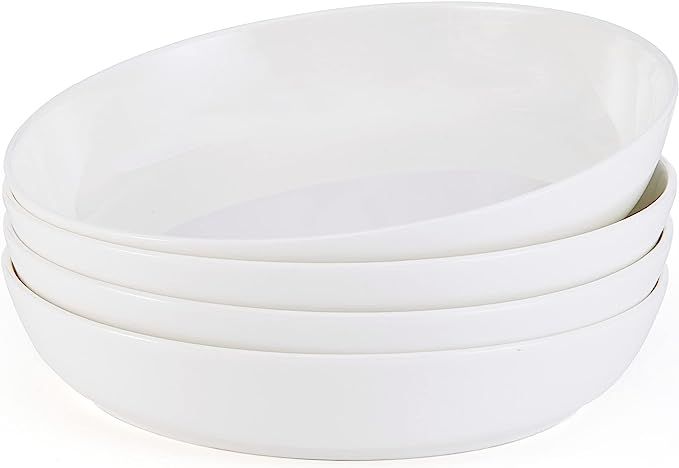 Mikasa Samantha Chip Resistant Set of 4 Pasta Bowls Set,  8-inch | Amazon (US)