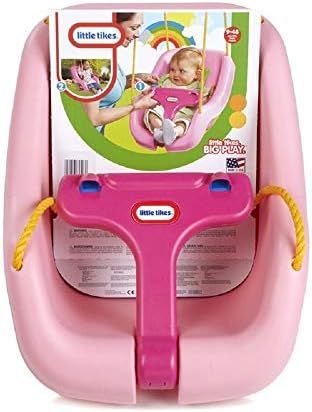 Little Tikes 2-in-1 Snug 'n Secure Swing, Pink | Amazon (US)