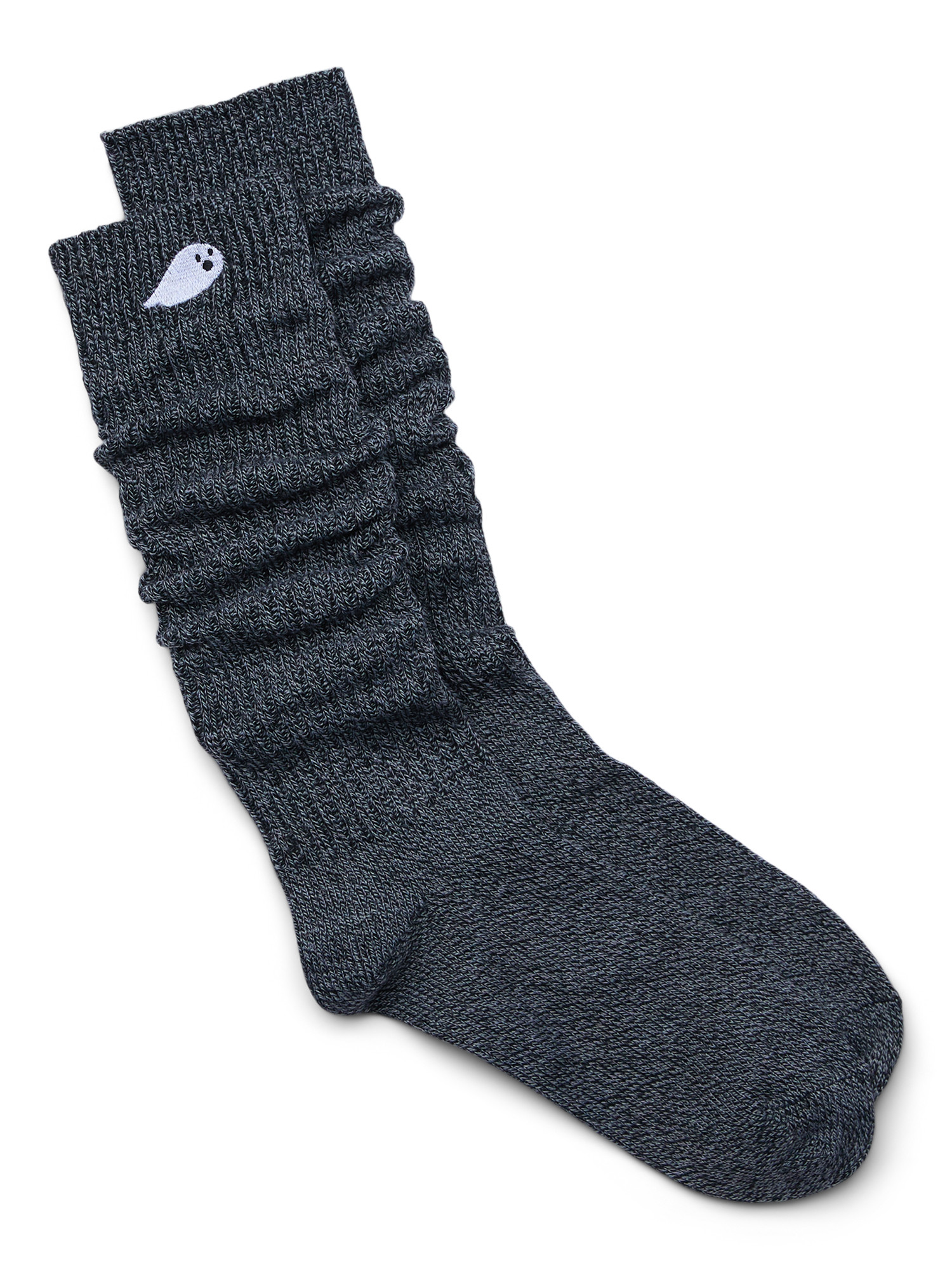 Women’s Halloween Ghost Slouch Socks from Way to Celebrate, Size 4-10 | Walmart (US)