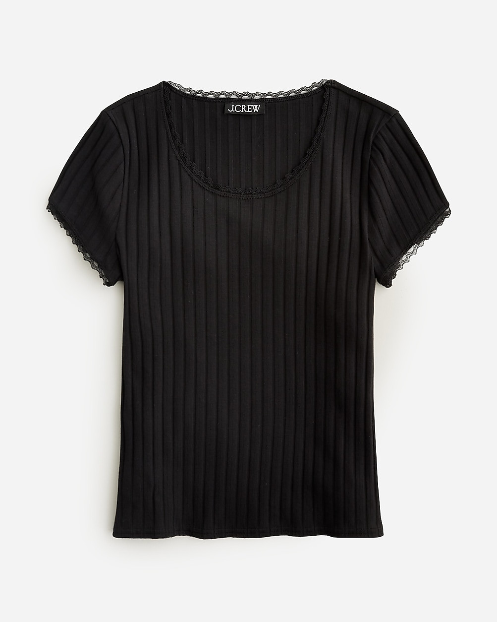 Pointelle short-sleeve T-shirt | J. Crew US