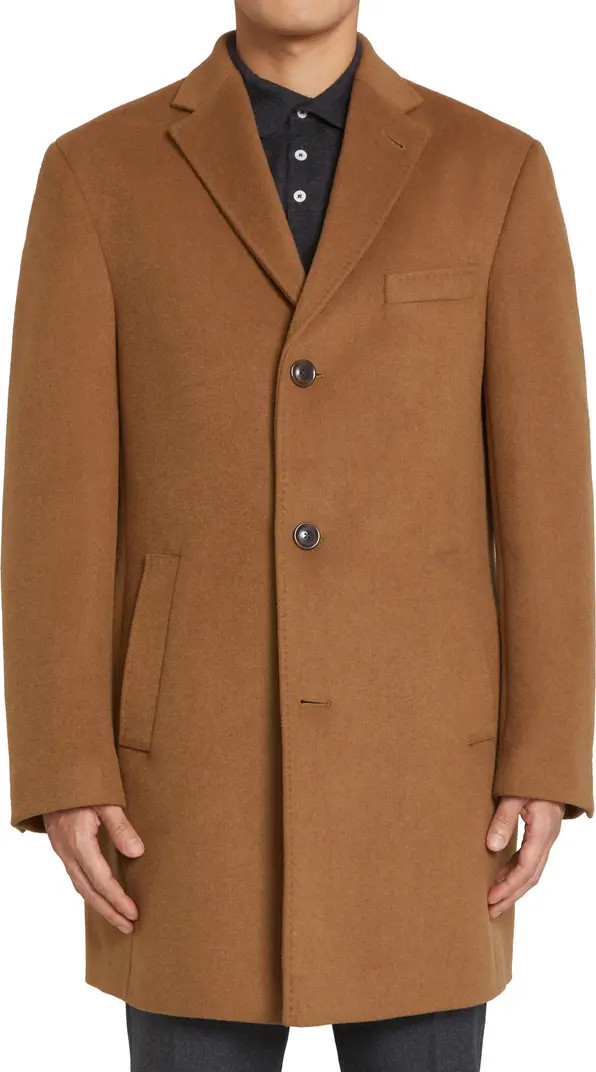 Wesley Modern Wool & Cashmere Topcoat | Nordstrom