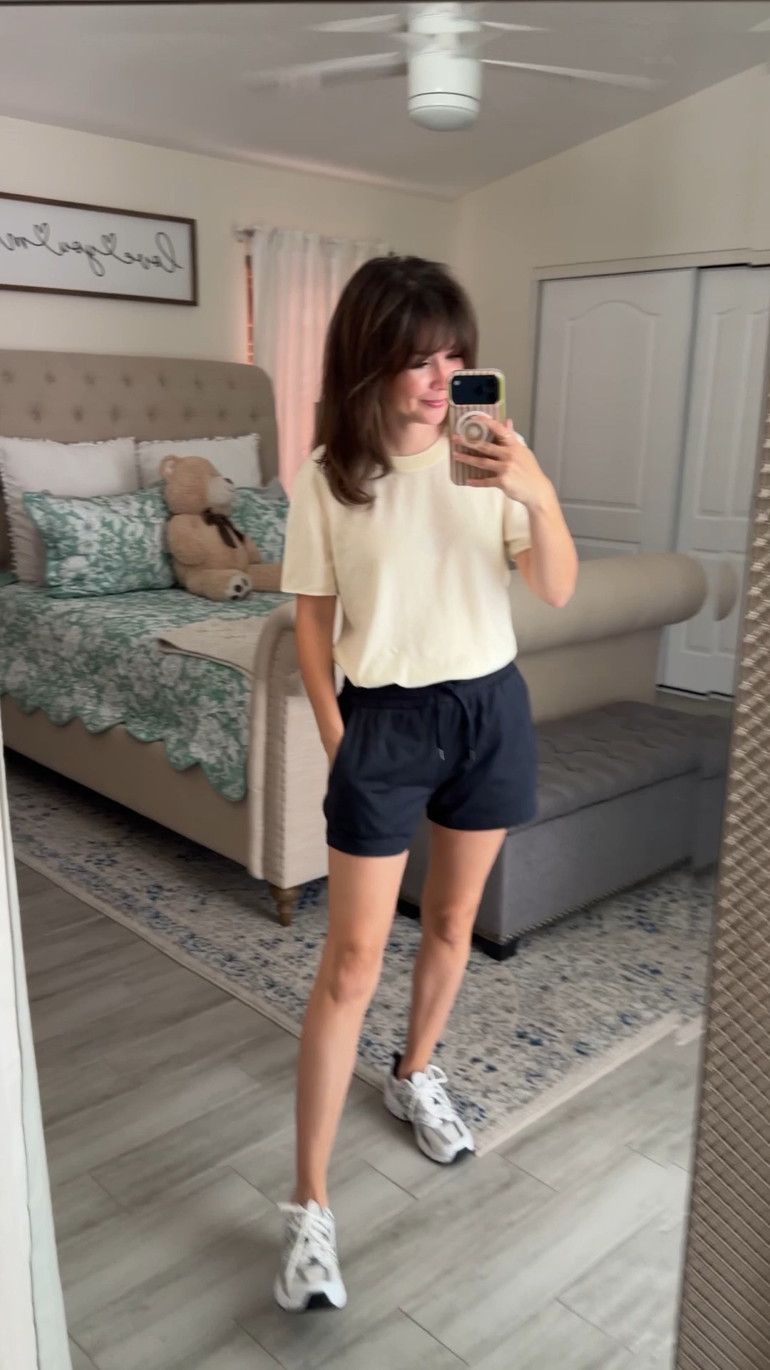 3 reasons these Quince pieces keep ending up in my weekly outfits:

• petite-friendly proportions on my 5’2 frame
• easy outfit formulas (throw on and go)
• quality that feels much more expensive than the price

The relaxed tee + pull-on shorts are my everyday casual combo, and this gingham midi dress is the effortless piece I reach for when I want to feel a little more put together.

Top small

Dress XS
Shorts XS 

#LTKPetite #LTKootd