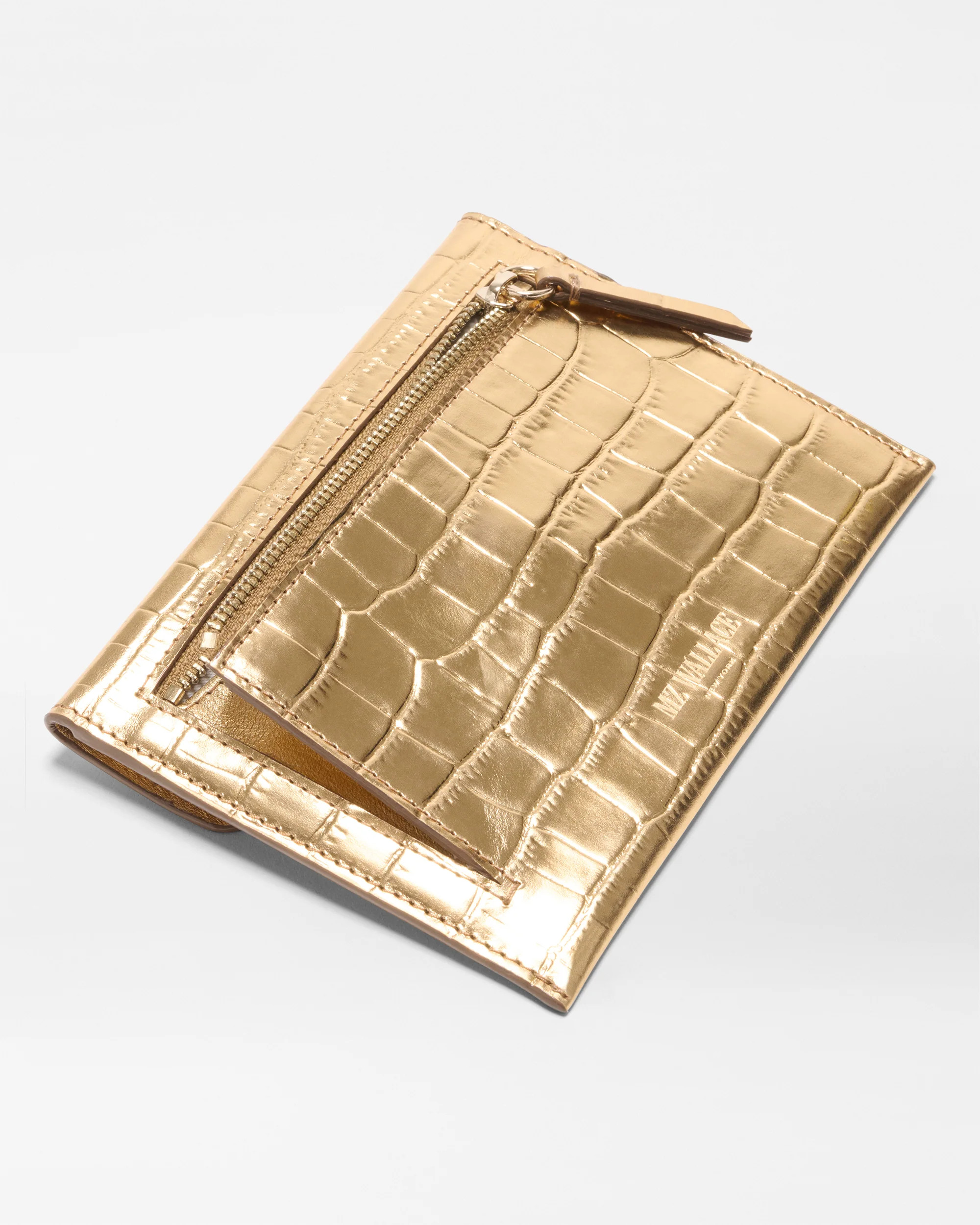 Gold Croc Effect Greta | MZ Wallace