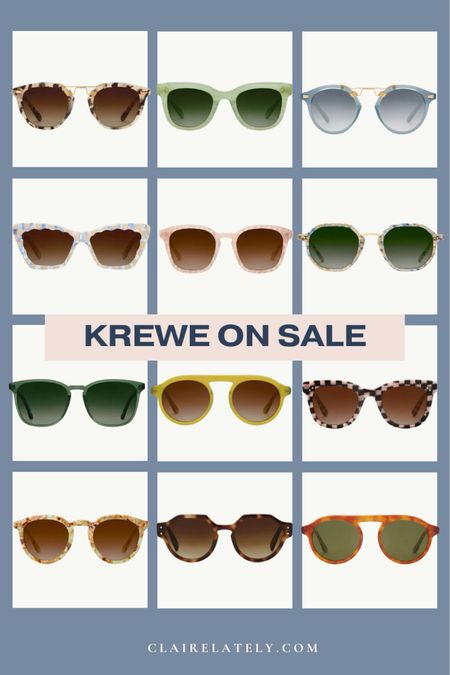 BIG SALE ALERT! Krewe sunglasses go on sale Sunday at 10am EST. Add favorites to your cart now so you’re ready! The best styles sell out FAST. See my full edit in a product set on my LTK main page
❤️ CLAIRE LATELY 

summer accessories men women

#LTKSeasonal #LTKmens #LTKsalealert