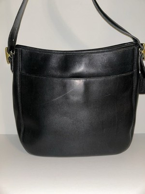 Vintage COACH Chelsea Bag RARE 90s Full Leather Crossbody Snap Closure | eBay US