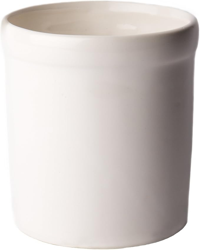 American Mug Pottery Ceramic Utensil Crock Utensil Holder, Made in USA, White | Amazon (US)