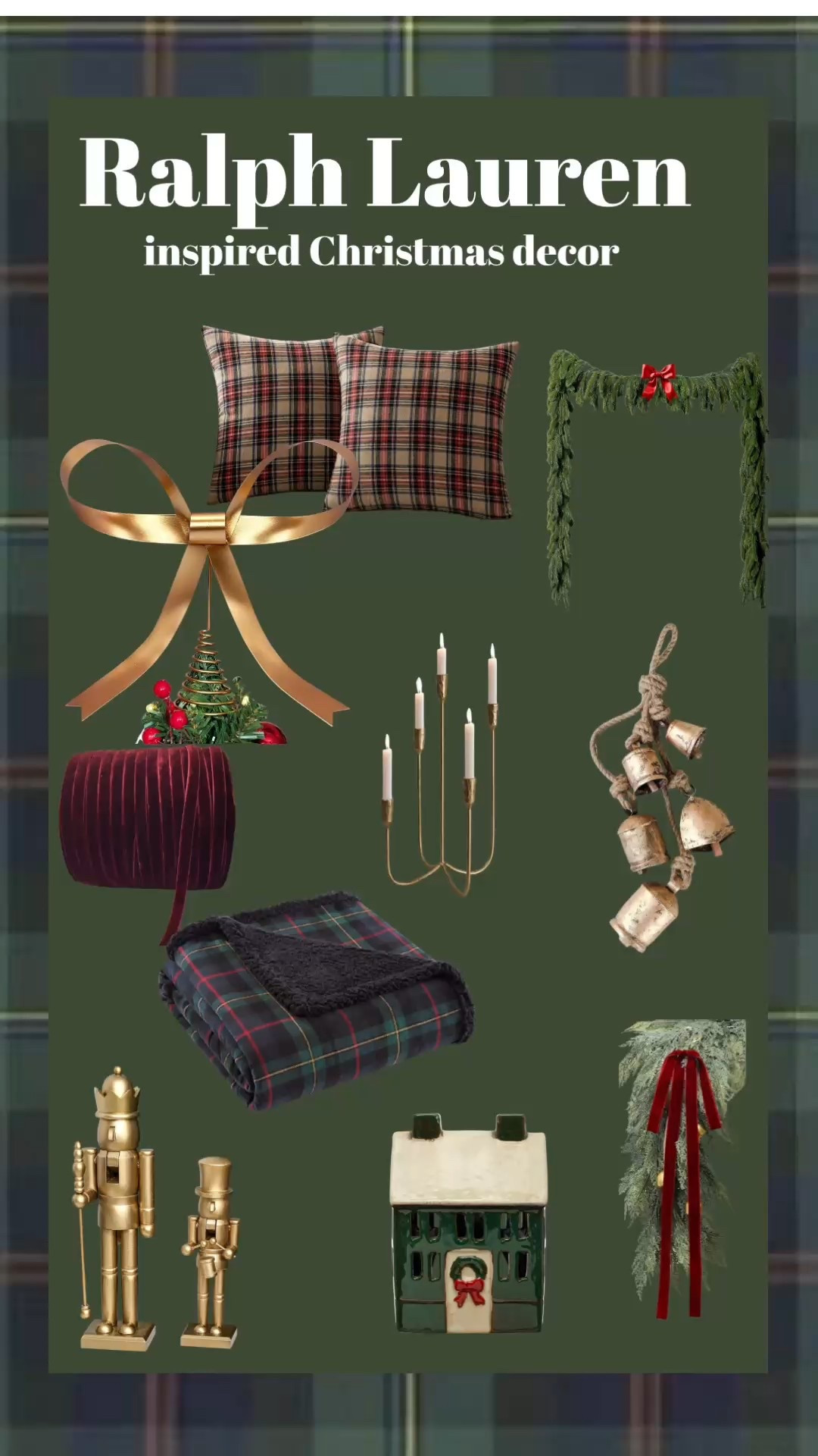 Ralph Lauren inspired Christmas decor 

#LTKSeasonal #LTKHoliday #LTKHome