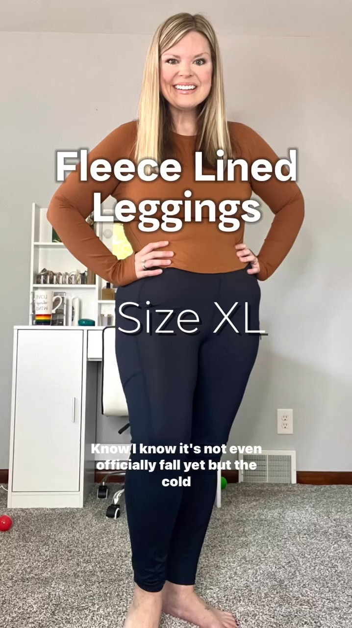 My first pair of fleece lined leggings! And my first cropped workout top! 😊 

These leggings are LEGIT! And they would be perfect for outdoor activities in the late fall/winter! I am wearing an XL in both! I am 5’5” and 180lbs for reference!! 

Get 20% off with code 20maddieBF 

#baleaf #baleafamazon #luckyoneinten #midsizestyle #midsizefashion #leggingslove 

#LTKFallSale #LTKActive #LTKMidsize