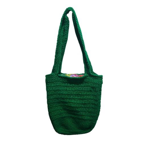 Shoulder Handbag Crochet Tote, Crochet Tote Bag, Lined Crochet Shoulder Bag, Crochet Tote Bag, Ha... | Amazon (US)