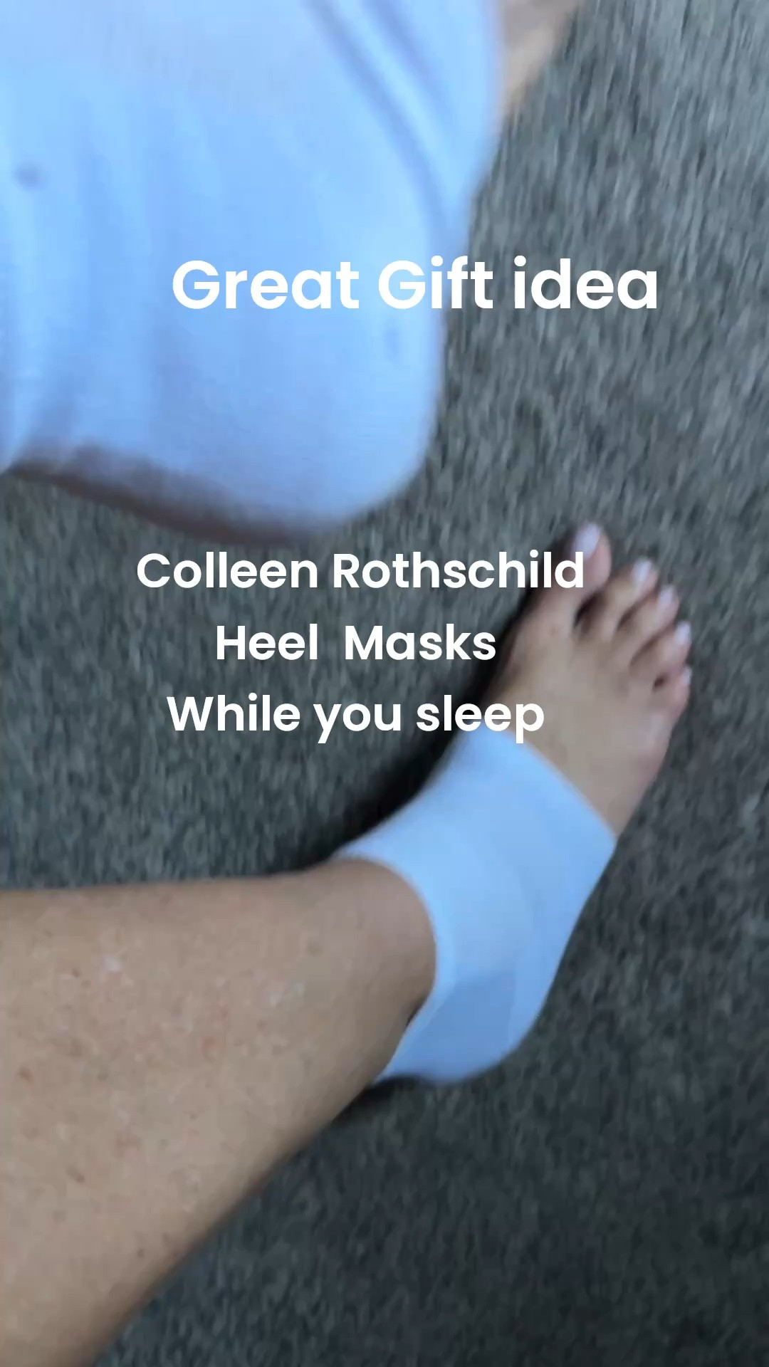 Great Gift Idea

Colleen Rothschild 
Heel masks 
While you sleep 💤 

These are amazing and really do help your heel heal..
No cracked feet

This is a great gift or stocking stuffer