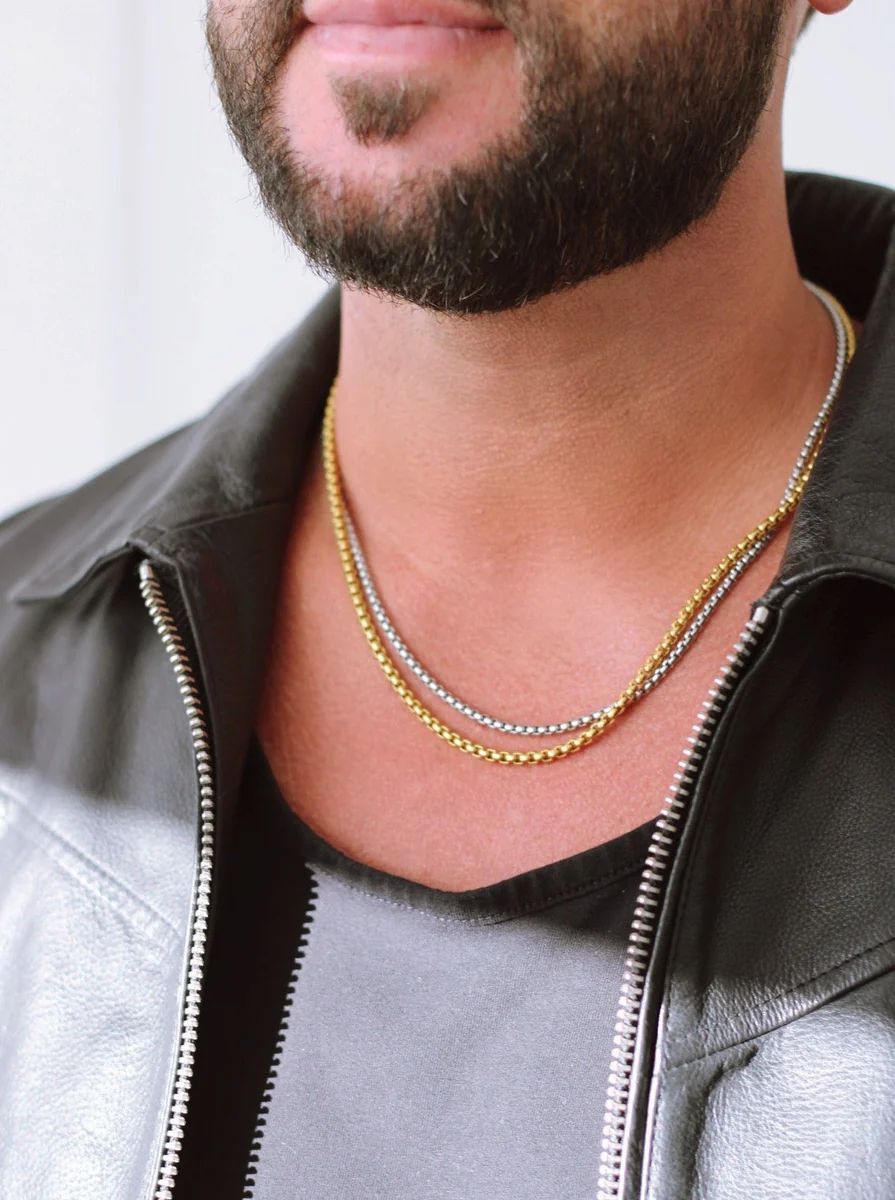 LIAM NECKLACE IN GOLD (WATERPROOF) | raëliv