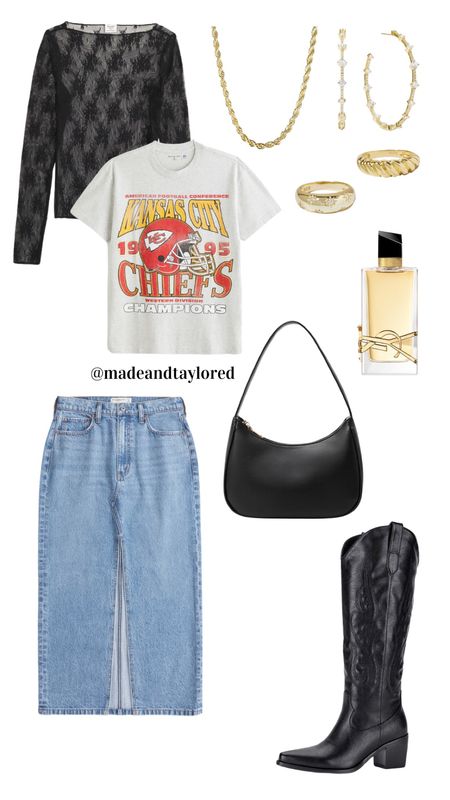 Elevated graphic tee look 

Outfit inspiration, style inspiration, YSL, Abercrombie, Western boots, Etsy, small business, gold jewelry, graphic tee

#LTKsalealert #LTKstyletip #LTKshoecrush