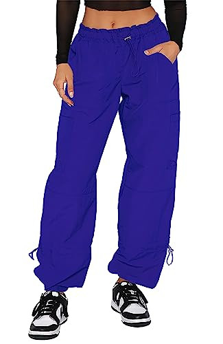 DISCIPBUSH Cargo Pants Women Baggy - Parachute Pants for Women, Rave Pants Y2K Pants, Festival Ou... | Amazon (US)