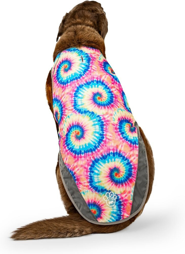 Canada Pooch Cooling Dog Vest, Tie Dye, 14 | Chewy.com