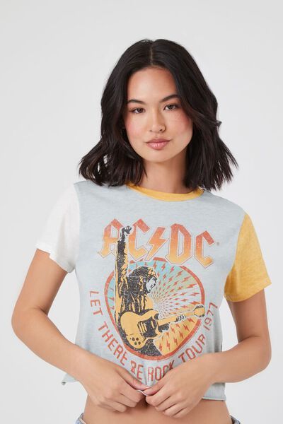 ACDC Graphic Cropped Tee | Forever 21 (US)