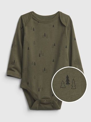 Baby 100% Organic Cotton Mix and Match Print Bodysuit | Gap (US)