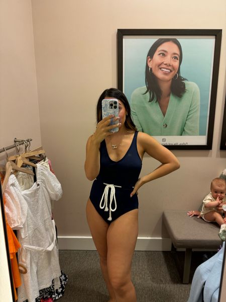Wearing a size medium in this super comfy bathing suit! 50% off 

#LTKFindsUnder50 #LTKFindsUnder100 #LTKSaleAlert