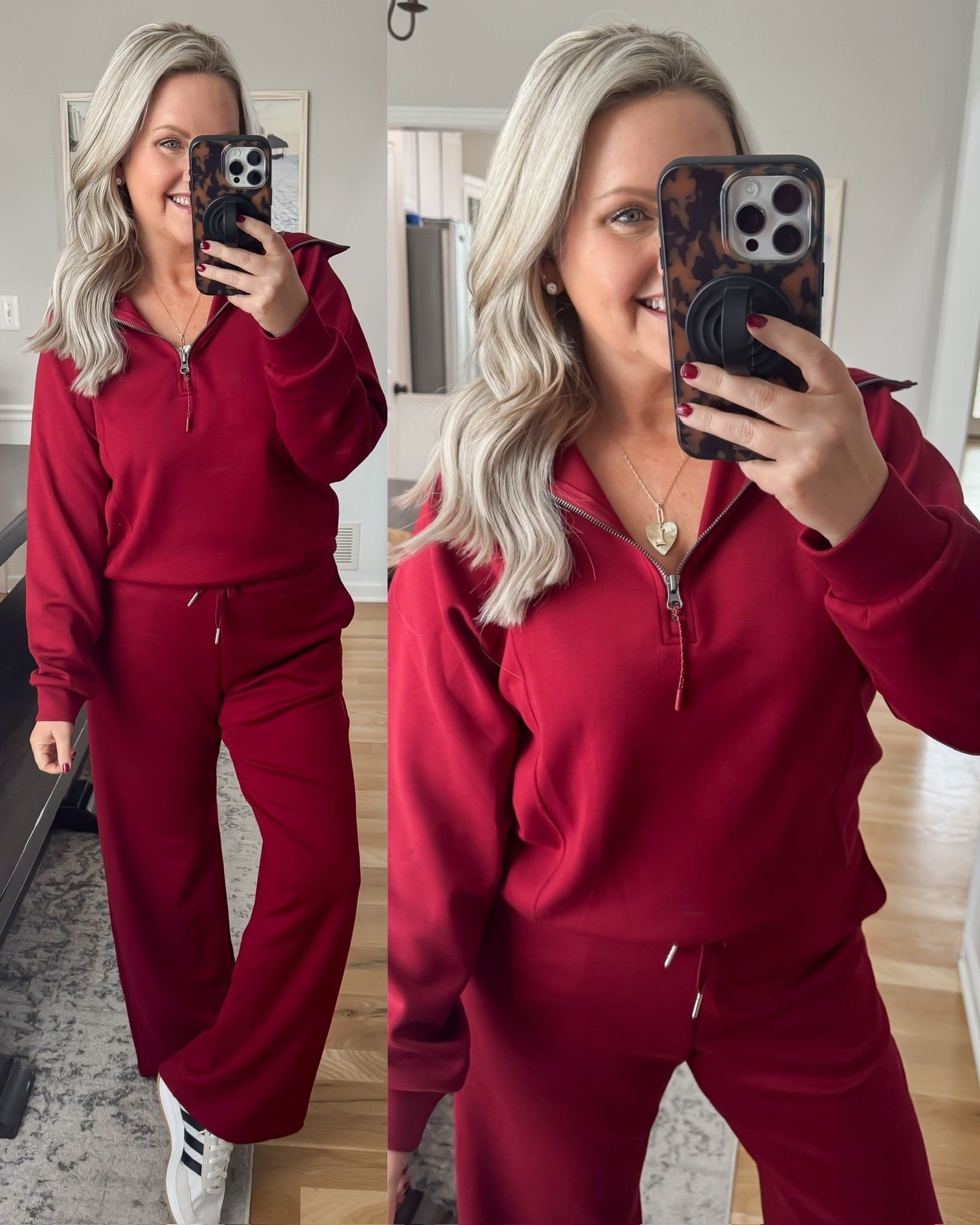 The BEST matching lounge set from Amazon. I wore the bright red version so many times in December, so I had to order a new color option! 

#LTKOver40 #LTKFindsUnder100 #LTKSeasonal