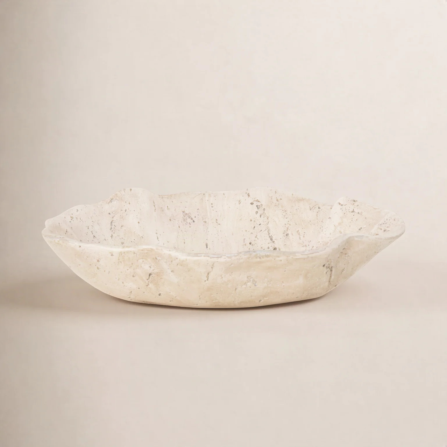Cole and Magnesium Oxide Textured Shell Cream Large Decorative Bowl | Wayfair North America