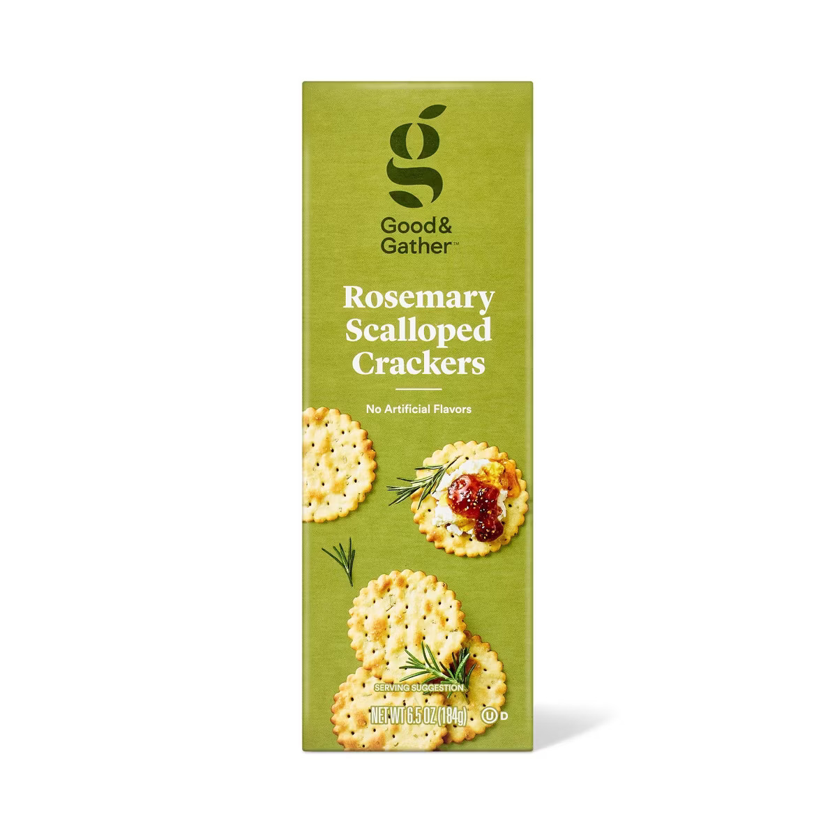 Rosemary Scalloped Crackers - 6.5oz - Good & Gather™ | Target