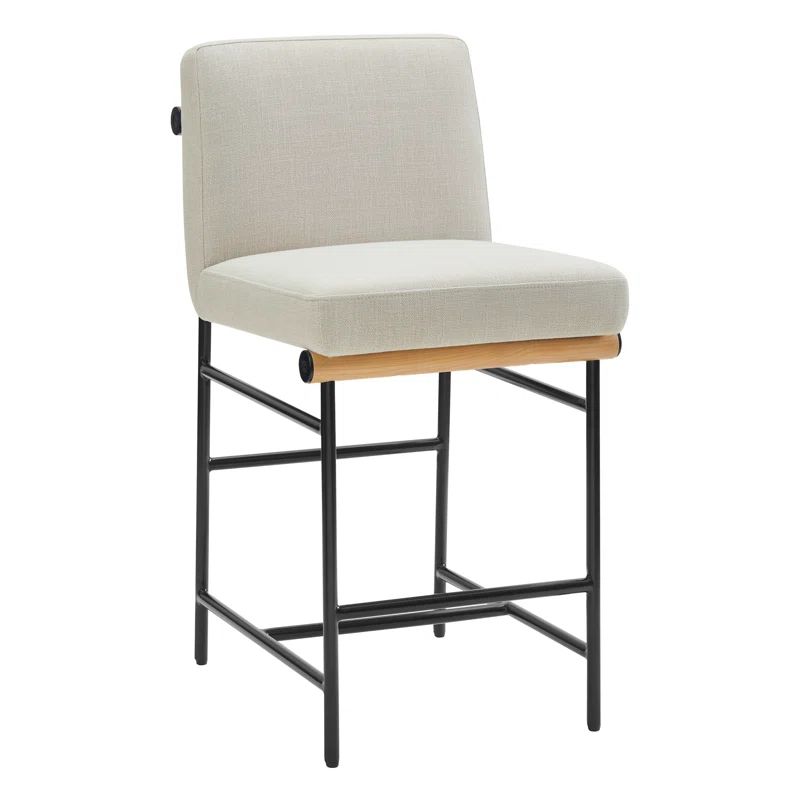 Delmore 26" Upholstered Counter Stool | Wayfair North America
