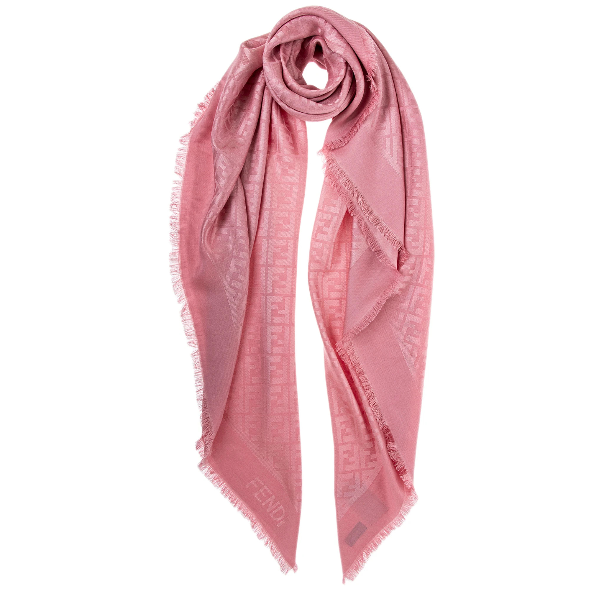 Fendi FF Silk Wool Shawl | Overstock
