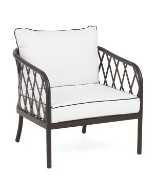29x28 Outdoor Metal Frame Accent Chair | TJ Maxx